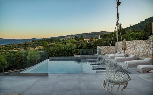 Exceptional stone villa in Northern Zakynthos with sea views and self-contained guesthouse