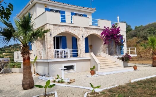 Exceptional Three-Level Villa with Panoramic Sea & Mountain Views – Argassi