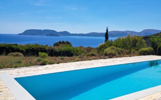Exclusive Sea View Villa with Infinity Pool in Tranquil Vasilikos near Dafni Beach