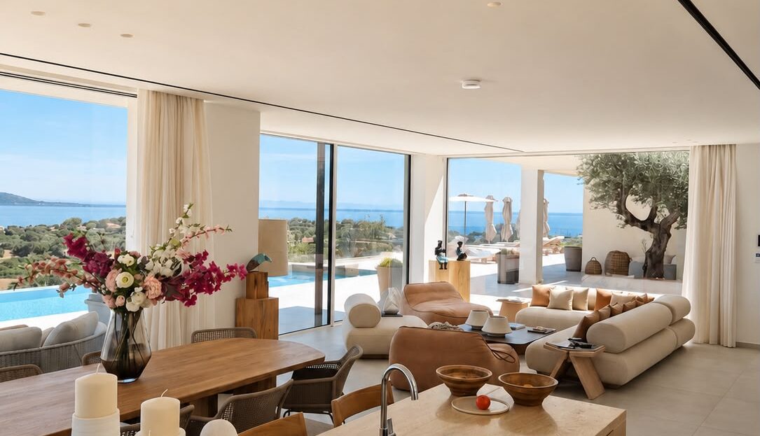 Ultra-Luxury Sea View Villa with Infinity Pool & Outdoor Bar – Agios Nikolaos