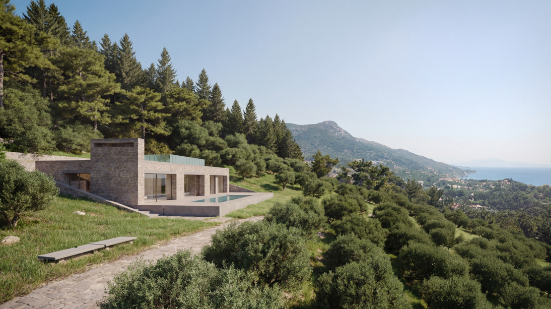 Luxury Villa Project with Uninterrupted Sea Views in Vasilikos