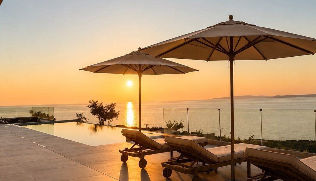 Ultra-Luxury Sea View Villa with Infinity Pool & Outdoor Bar – Agios Nikolaos
